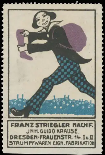 Wanderer mit Strumpf