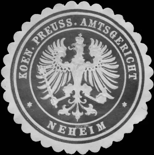 K.Pr. Amtsgericht Neheim