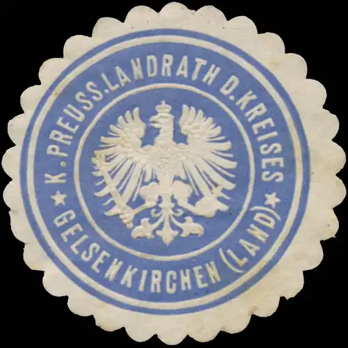 K.Pr. Landrath des Kreises Gelsenkirchen (Land)