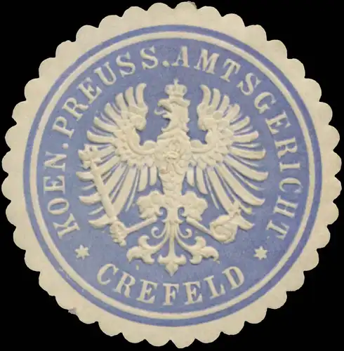 K.Pr. Amtsgericht Crefeld