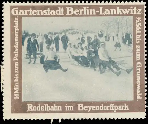 Rodelbahn im Beyendorffpark