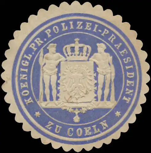 K.Pr. PolizeiprÃ¤sident zu KÃ¶ln