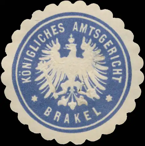 K. Amtsgericht Brakel