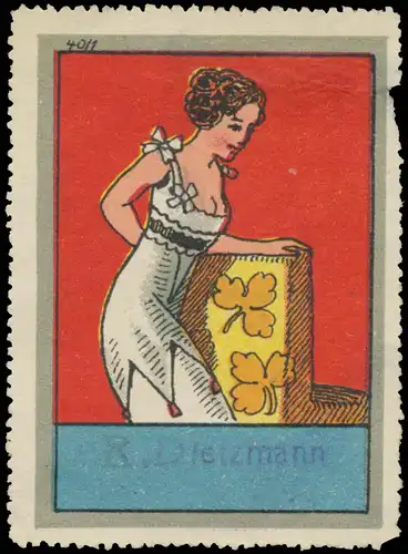 Frau in UnterwÃ¤sche