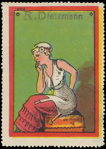 Frau in UnterwÃ¤sche