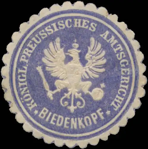 K.Pr. Amtsgericht Biedenkopf