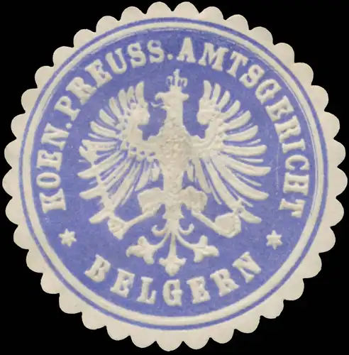 K.Pr. Amtsgericht Belgern