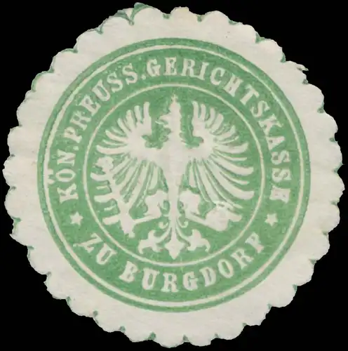 K.Pr. Gerichtskasse zu Burgdorf