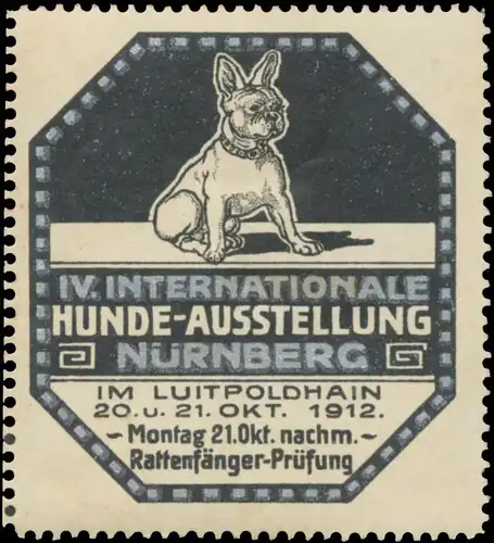 IV. Internationale Hunde-Ausstellung