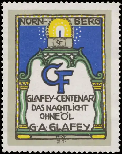 Glafey Centenar das Nachtlicht ohne Ãl