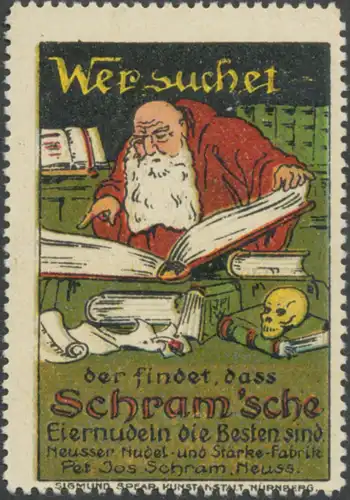 Wer suchet der findet das Schramsche Eiernudeln die Besten sind