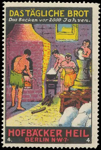 Das Backen vor 2000 Jahren