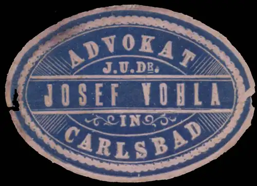 Advokat Dr. Josef Vohla
