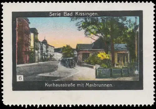 KurhausstraÃe mit Maxbrunnen