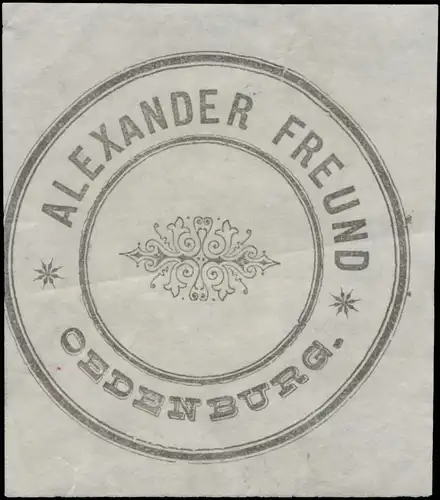 Apotheker Alexander Freund