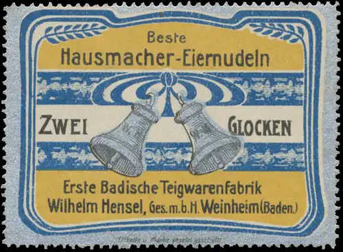 Zwei Glocken Nudeln