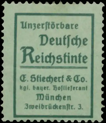 Unzerstörbare Deutsche Reichstinte