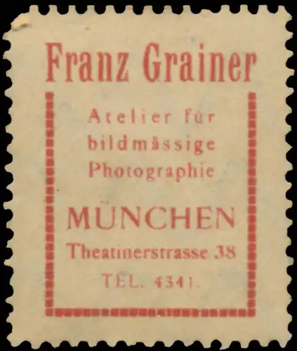Atelier für bildmässige Photographie