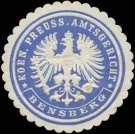 K.Pr. Amtsgericht Bensberg