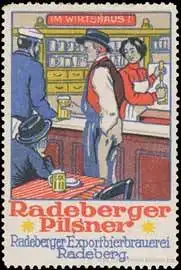 Radeberger Bier im Wirtshaus