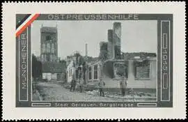 Stadt Gerdauen Bergstrasse