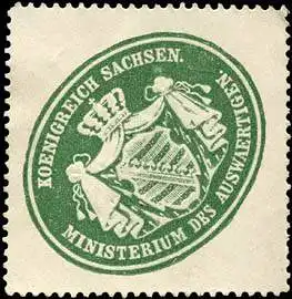 Koenigreich Sachsen - Ministerium des Auswaertigen