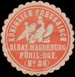 K.Pr. 3t. Bat. Magdeburger FÃ¼silier-Regiment No. 36