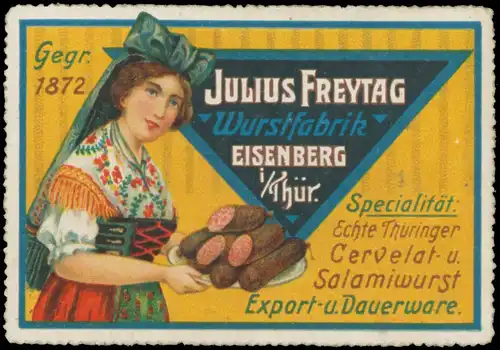 Echte ThÃ¼ringer Cervelat- und Salamiwurst