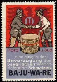 Margarine aus Bayern Ba-Ju-Wa-Re