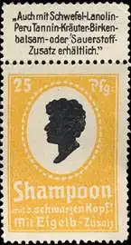 25 Pfg. Shampoon mit dem schwarzen Kopf ! Mit Eigelb - Zusatz
