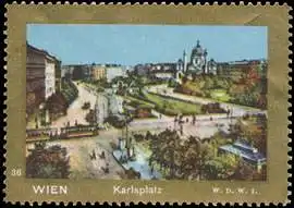 Karlsplatz mit StraÃenbahn