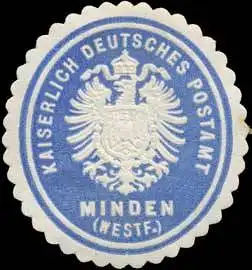 Kaiserlich Deutsches Postamt Minden/Westfalen