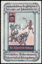 Die Infanterie rÃ¼ckt an den Teufel zu bekÃ¤mpfen