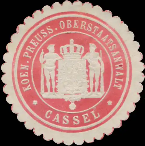 K.Pr. Oberstaatsanwalt Kassel