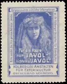 FÃ¼r die Haare nur Javol
