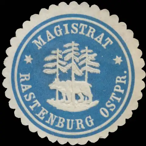 Magistrat Rastenburg OstpreuÃen