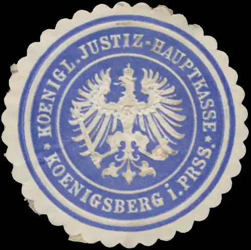 K. Justiz-Hauptkasse KÃ¶nigsberg/PreuÃen