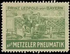 Prinz Leopold von Bayern im Auto