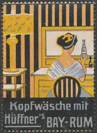 KopfwÃ¤sche mit HÃ¼ffners Bay Rum