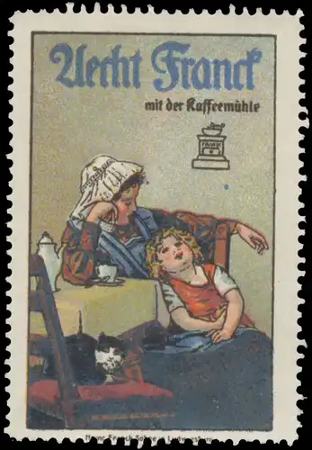 Aecht Franck mit der KaffeemÃ¼hle