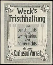 Wecks Frischhaltung