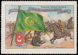 Attackirende türkische Kavalerie