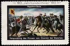 Verwundung des Prinzen von Oranien bei Waterloo
