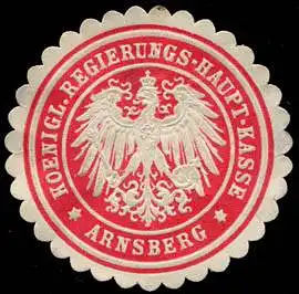 Koenigliche Regierungs - Haupt - Kasse - Arnsberg