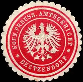 Koeniglich Preussische Amtsgericht - Beetzendorf
