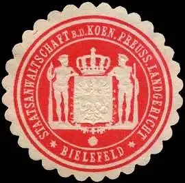 Staatsanwaltschaft bei dem Koeniglich Preussischen Landgericht - Bielefeld