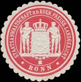 Staatanwaltschaft b.d. K.Pr. Landgericht Bonn