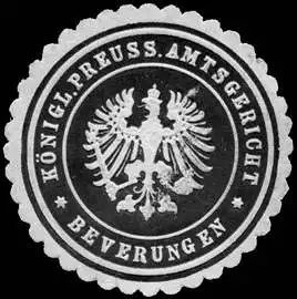 Königlich Preussisches Amtsgericht - Beverungen