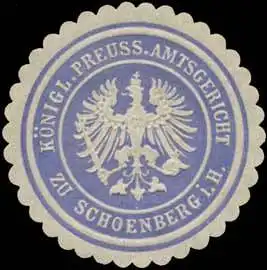 K.Pr. Amtsgericht zu Schoenberg i.H