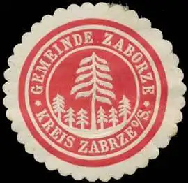 Gemeinde Zaborze Kreis Zabrze/Schlesien